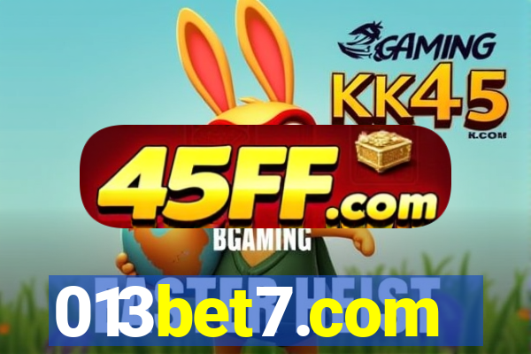 013bet7.com